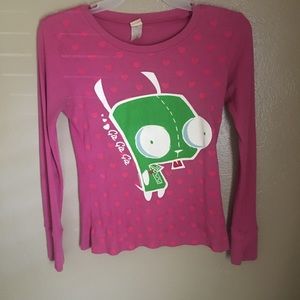 Invader Zim Thermal Long Sleeve Tee